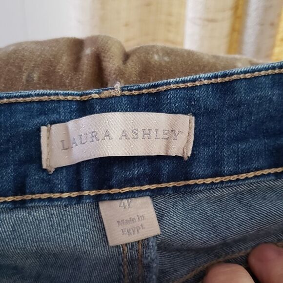 Laura Ashley Capri Jeans Sz 4P - Picture 6 of 6